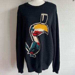 LUCKY BRAND x Guinness Limited Edition Bird Beer Knit Crew Neck Sweater